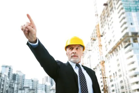 Concept for professional developer or architect Stock Photos