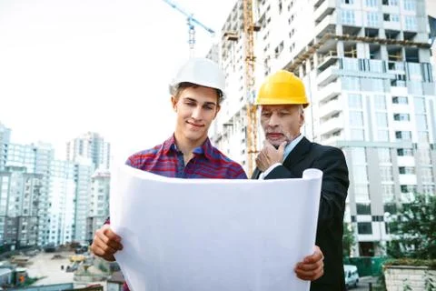 Concept for professional developers or architects Stock Photos