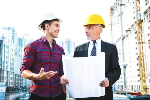 Concept for professional developers or architects Stock Photos