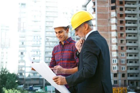 Concept for professional developers or architects Stock Photos