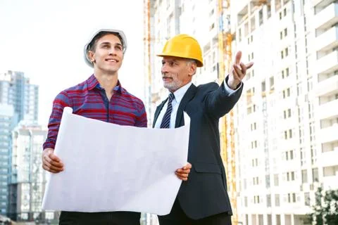 Concept for professional developers or architects Stock Photos