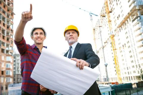 Concept for professional developers or architects Stock Photos