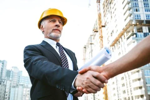 Concept for professional developers or architects Stock Photos