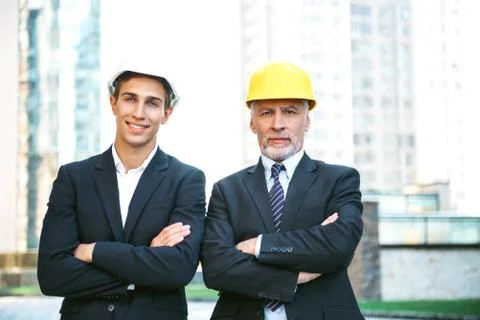 Concept for professional developers or architects Stock Photos