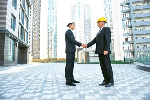 Concept for professional developers or architects Stock Photos