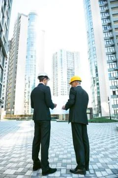 Concept for professional developers or architects Stock Photos