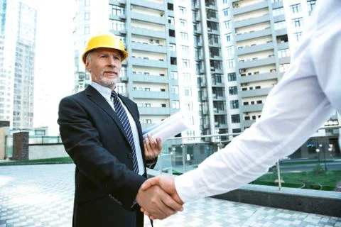 Concept for professional developers or architects Stock Photos