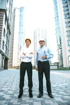 Concept for professional developers or architects Stock Photos