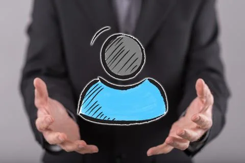 Concept of profile Stock-Fotos