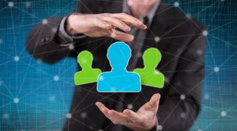 Concept of profile Фото