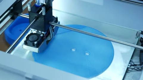 Concept progressive additive technology for 3d printing. Stock Footage 137205550