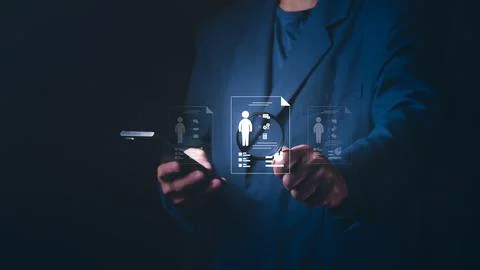 Concept of project completion, task management, approval, and meeting deadl.. Stock Photos