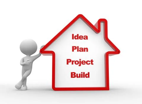Concept of project Stock Illustration
