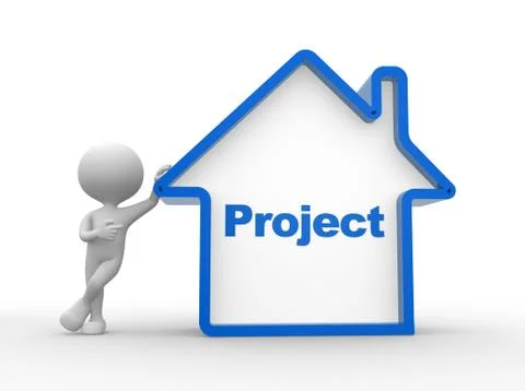 Concept of project Illustrazione stock