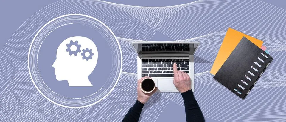 Concept of project management Stock Photos