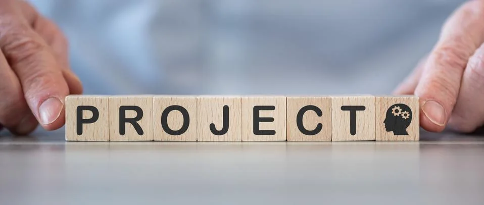 Concept of project Stock Photos