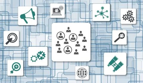 Concept of prospects Stock Illustration
