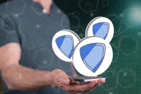 Concept of protection Stock-Fotos