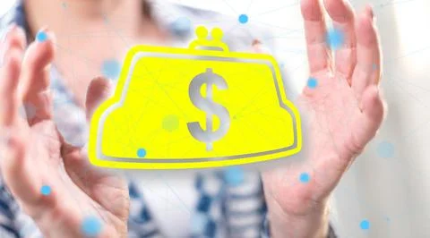 Concept of purchasing power Stock Photos