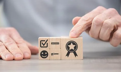 Concept of quality 스톡 사진