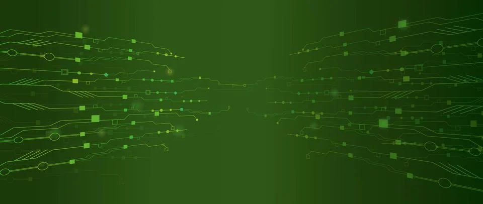 The concept of quantum computer technologies.  イラスト素材