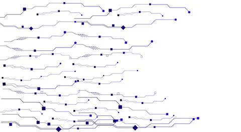 Concept of quantum computer technology, internet, technological science bac.. イラスト素材