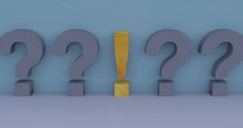 Concept for question and answer. Symbol for find an answer Stock Footage 94052239