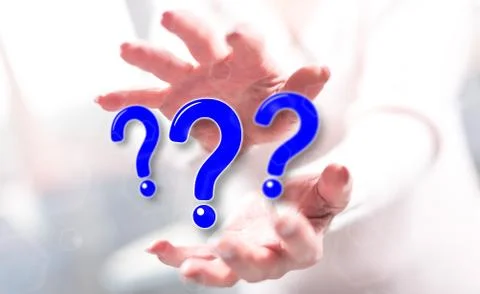 Concept of question Stock-Fotos