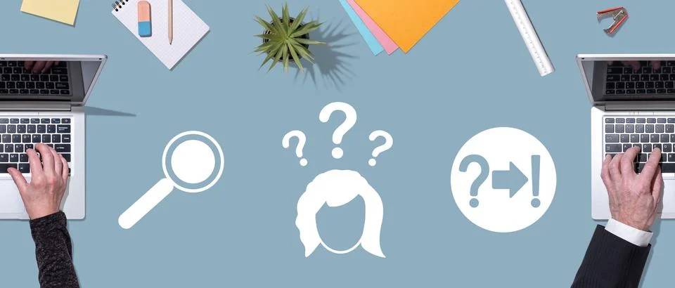 Concept of question Foto stock