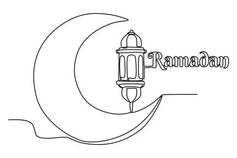 A concept of Ramadan Illustrazione stock