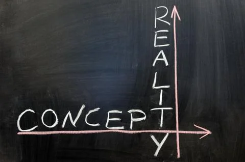 From concept to reality Stock Photos