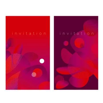 Concept red gradient liquid abstracts Illustrazione stock