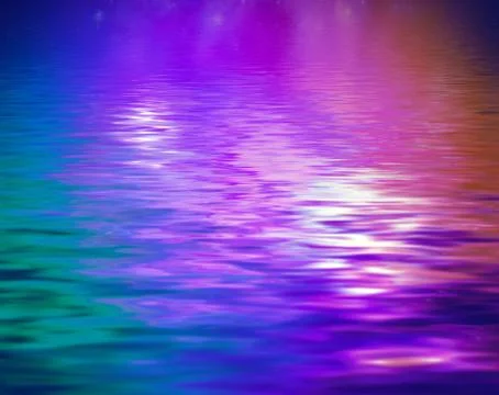 Concept reflection on the surface of the water Foto stock