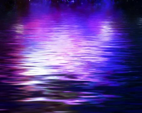 Concept reflection on the surface of the water Stock Photos