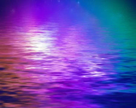 Concept reflection on the surface of the water Stock Photos