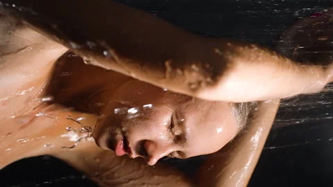 Concept of relax refresh rest after work self-care, preparation on morning Stock-Footage 241710743