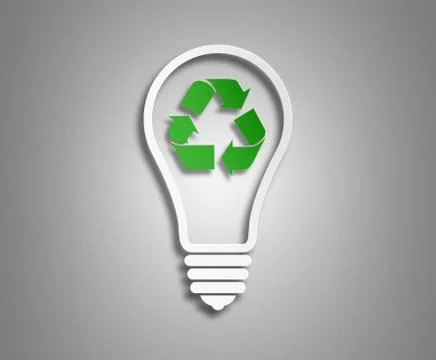 The concept of renewable energy Stock Illustration