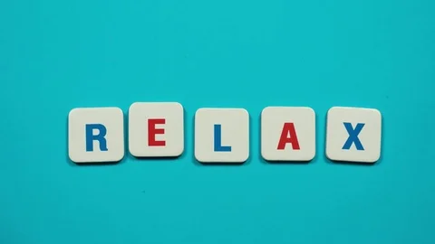 The concept of rest and relaxation.Stop motion Stock-Footage 74249827