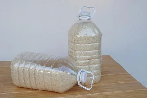 Concept, reuse plastic bottle. Zero waste. Stock Photos