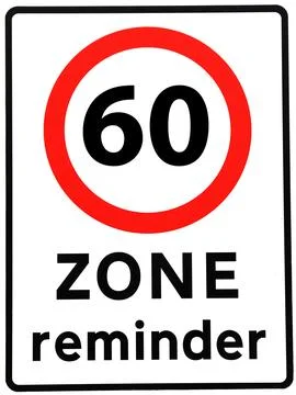 A Concept  Road Sign 60 Stock Illustration