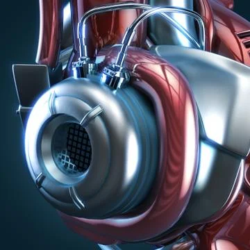 Concept robot heart Иллюстрация