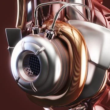 Concept robot heart Иллюстрация
