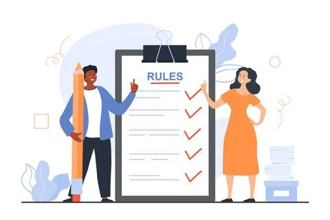 Concept of rules Stock Illustration