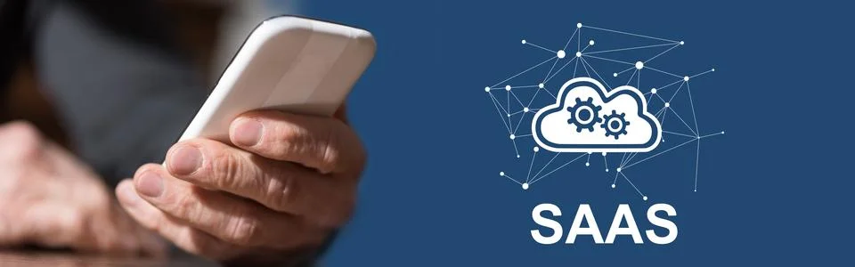 Concept of saas Foto stock