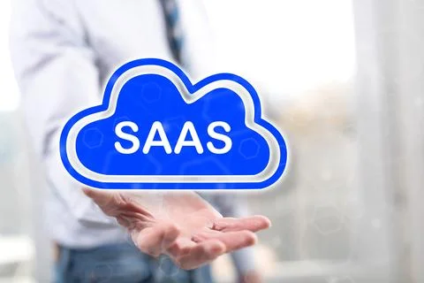 Concept of saas Stock-Fotos