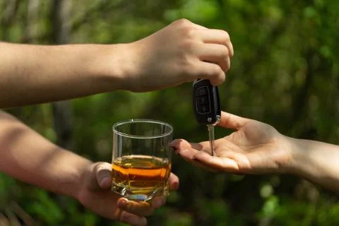 Concept of safe driving, sober driver Designated Driver Service Stock Photos