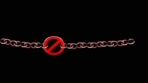 Concept: Sanctions. 3D rendering. Stock Footage 198893440