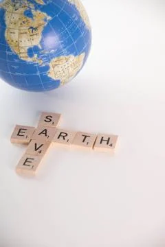 Concept: "Save Earth" Foto stock