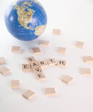 Concept: "Save Earth" Stock-Fotos