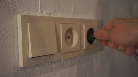 Concept: Saving electricity. Electro Crisis. Energy crisis Stock Footage 214454499